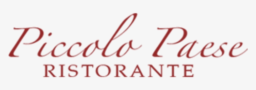 Piccolo Paese Ristorante - Calligraphy, transparent png download