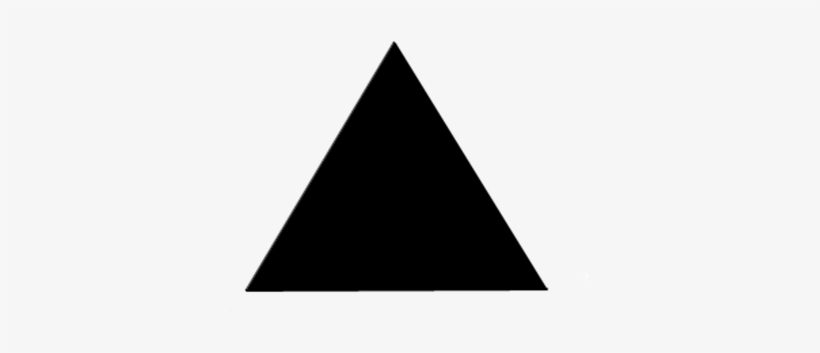 90 - 多角形描き方２ - Black Triangle, transparent png download