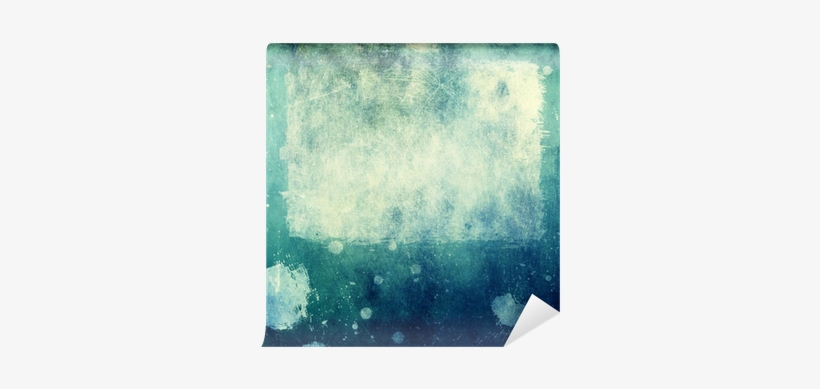 Grunge Banner With White Inky Splashes Wall Mural • - Photograph, transparent png download