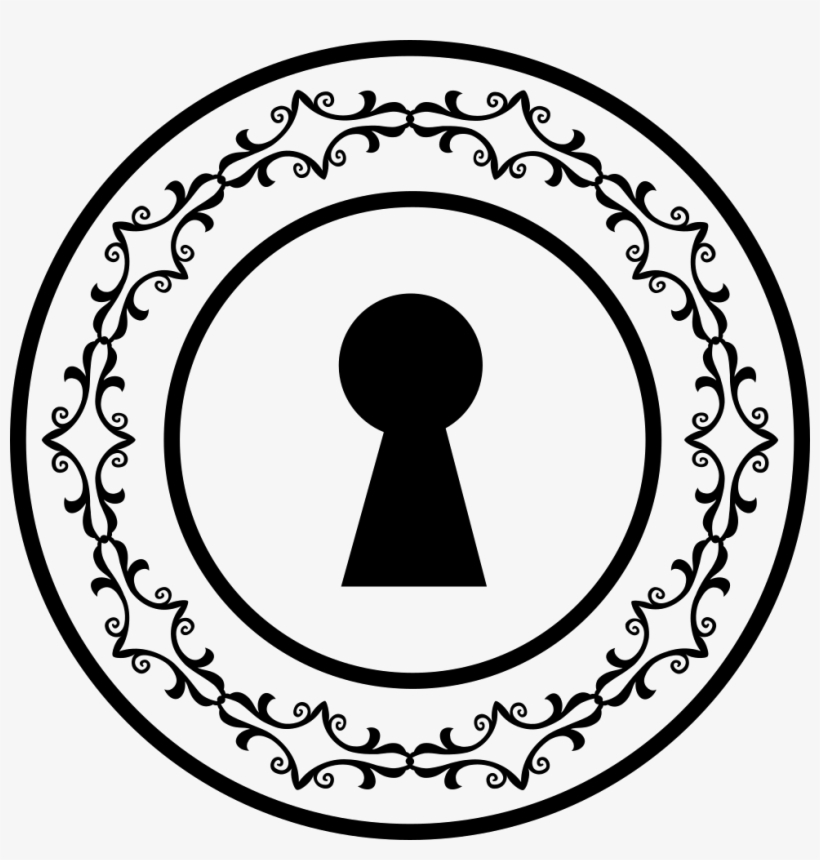 Keyhole Shape In A Decorative Circular Ring Comments - Velammal Matric Theni Logo, transparent png download