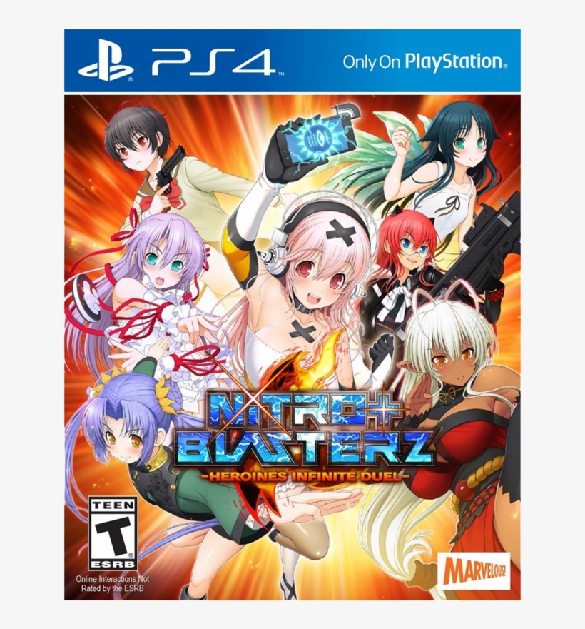 Ps4 Nitro Blasterz - Nitroplus Blasterz Heroines Infinite Duel, transparent png download