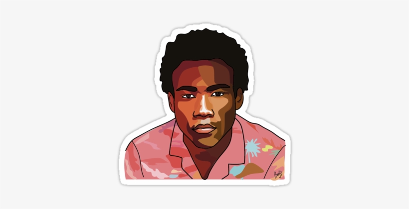 Childish Gambino Stickers By Berry Dilan - Donald Glover, transparent png download