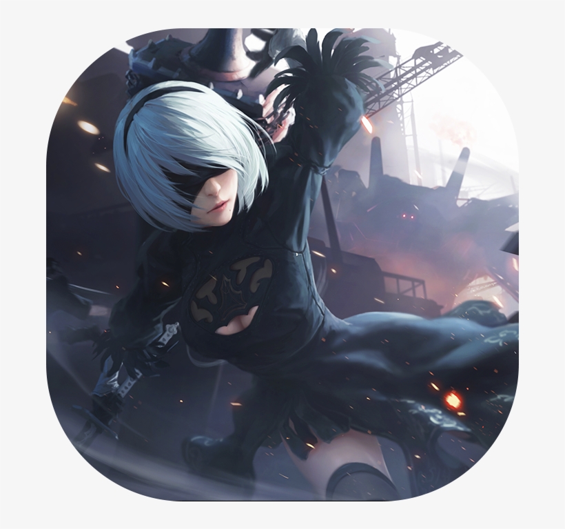 Automata Narra La Historia De Los Androides 2b, 9s - Nier Automata, transparent png download