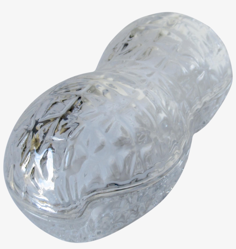 Crystal Peanut-shaped Decorative Lidded Box - Peanut, transparent png download