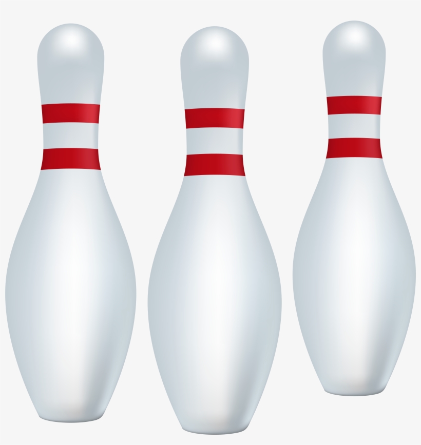 Banner Free Bowling Pins Clipart, transparent png download