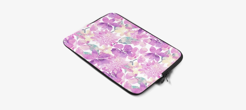 Watercolor Flower Pattern Macbook Air 13" - Smartphone, transparent png download