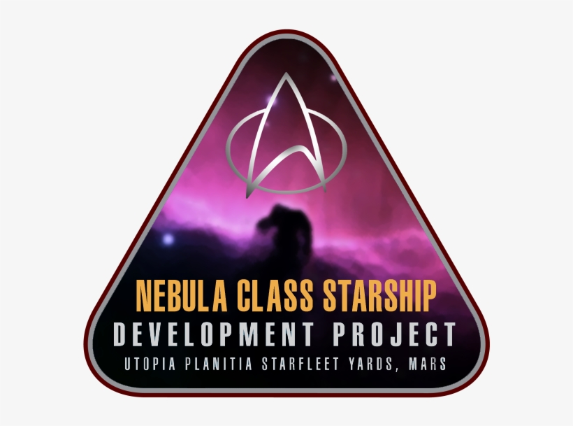 Nebula Patch - Nebula Class Starship Patch, transparent png download