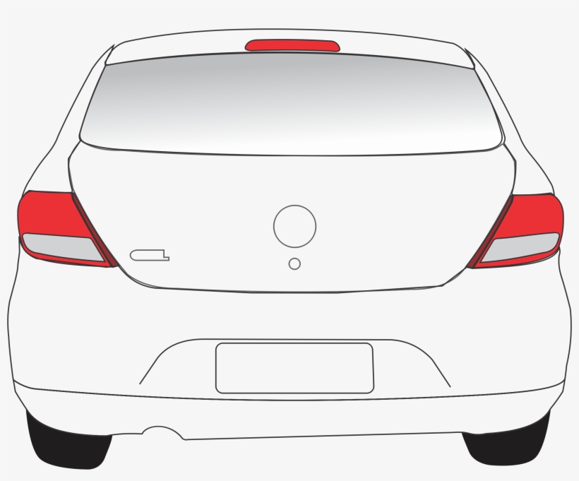 This Free Icons Png Design Of Car Back View, transparent png download