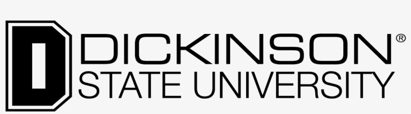 Logo Horizontal Black Only - Dickinson State University, transparent png download