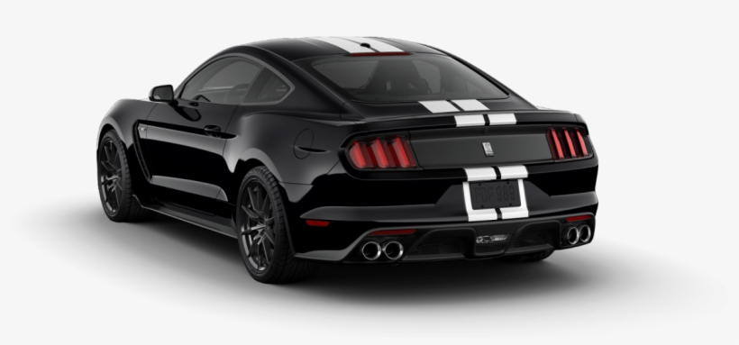 Ford Mustang Shelby Gt350 Back Png Clipart - 2017 Shelby Gt350r Black, transparent png download