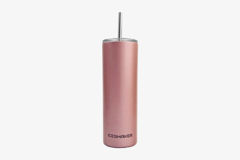 20oz Rose Gold Skinny Steel Tumbler - 20 Oz Stainless Steel Skinny Tumbler With Lid And Straw, transparent png download
