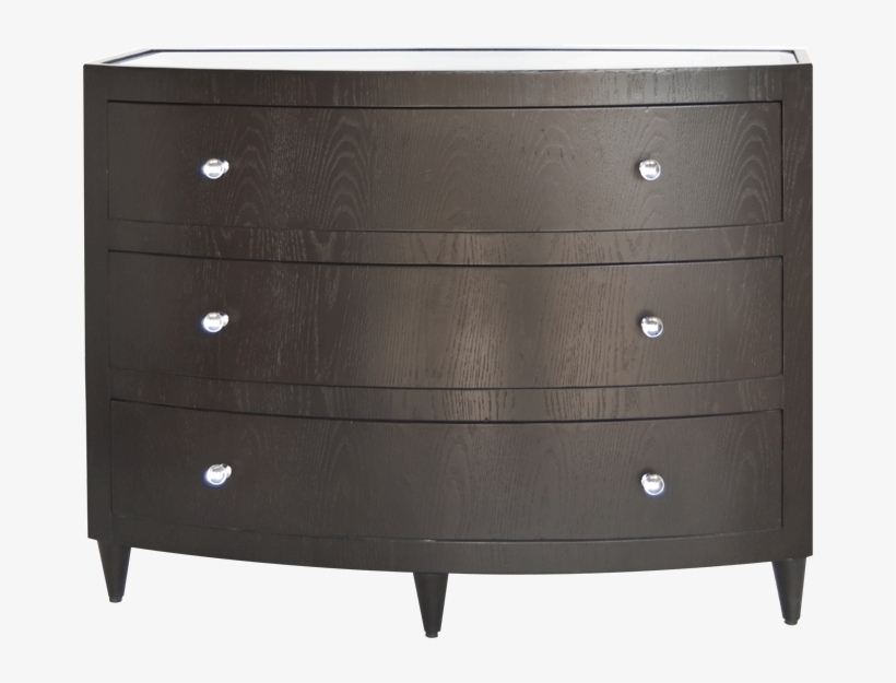 Dormer Dresser - Worlds Away 3 Drawer Chest Dark Stained Oak Veneer, transparent png download