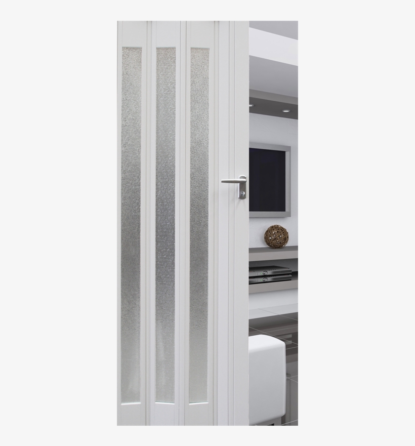 Pillar Products 85 X 203cm White Platinum Pvc Concertina - Concertina Doors Bunnings, transparent png download