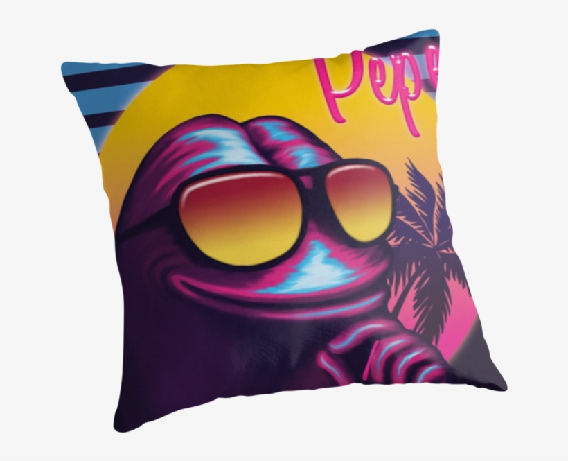 Pepe The Frog 80s Malibu Style Meme, transparent png download