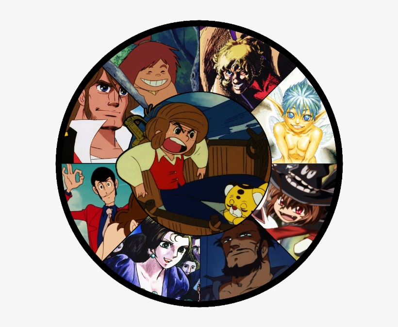 Characters - Osamu Dezaki Treasure Island, transparent png download