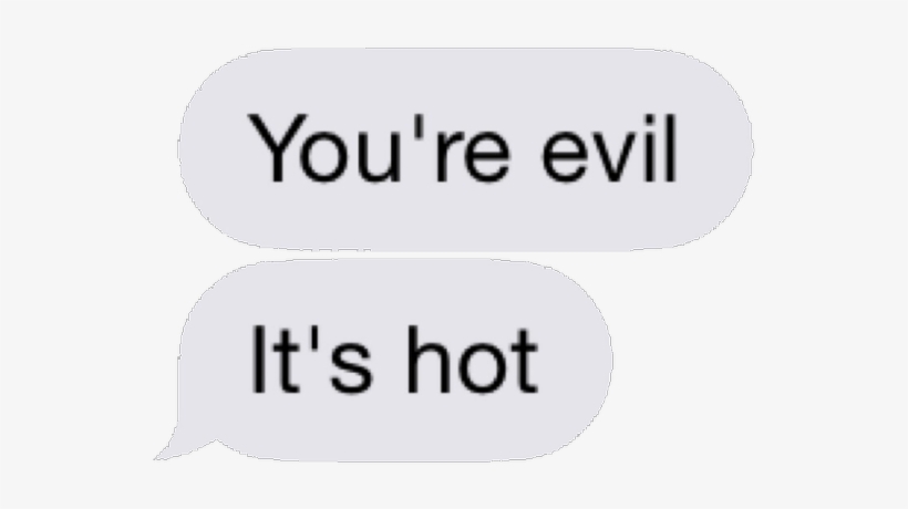 Hot, Evil, And Text Image - Hot Png, transparent png download