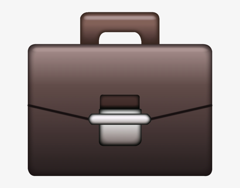 Briefcase Emoji, transparent png download