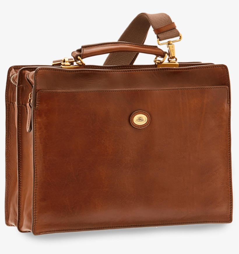 Briefcase Briefcase Briefcase - Bridge Story Uomo Briefcase Leather Brown Men, transparent png download