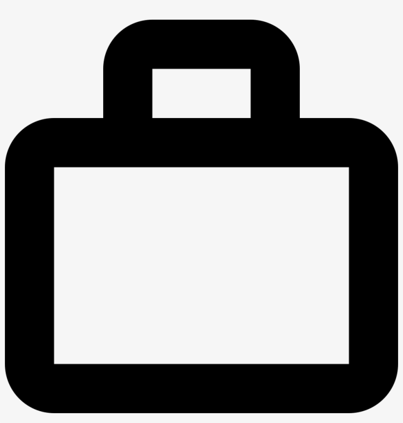 Briefcase Outline Symbol Svg Png Icon Free Download - Briefcase Outline, transparent png download