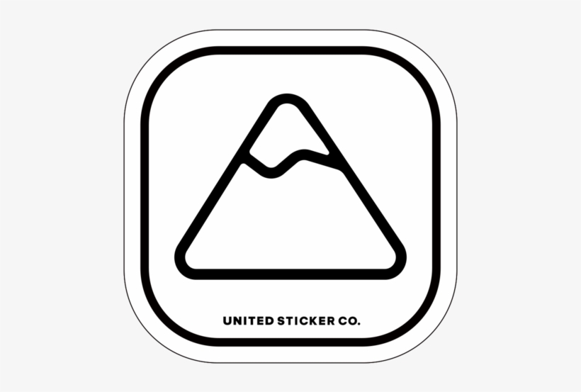 Mountain Icon Badge Sticker - Sticker, transparent png download