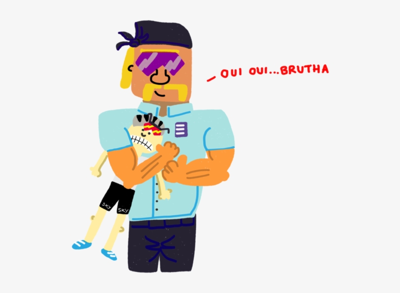 Hulk Hogan Cartoon-01 Copy - Cartoon, transparent png download