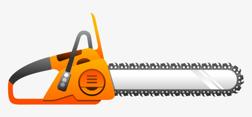 Chainsaw Cliparts - Chainsaw Clipart, transparent png download