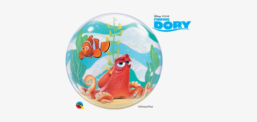 22" Disney Bubble Finding Dory - 22" Finding Dory Bubble Balloons - Mylar Balloons Foil, transparent png download