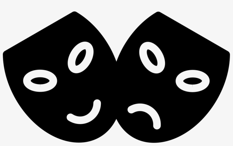 Happy And Sad Masks Comments - Mask, transparent png download
