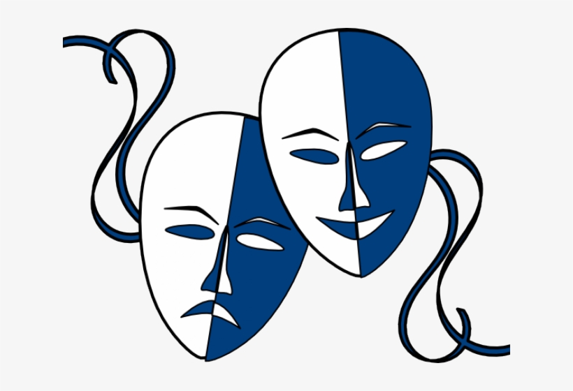Theatre Masks Svg Clip Arts 600 X 444 Px, transparent png download