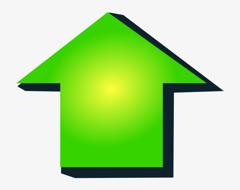 Free Vector Home Icon - Arrow Up Transparent Background, transparent png download