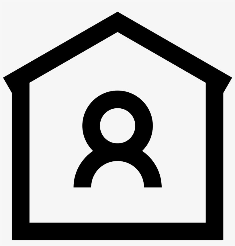 Person At Home Icon Free Png And Vector - Alarm System Icon Png, transparent png download
