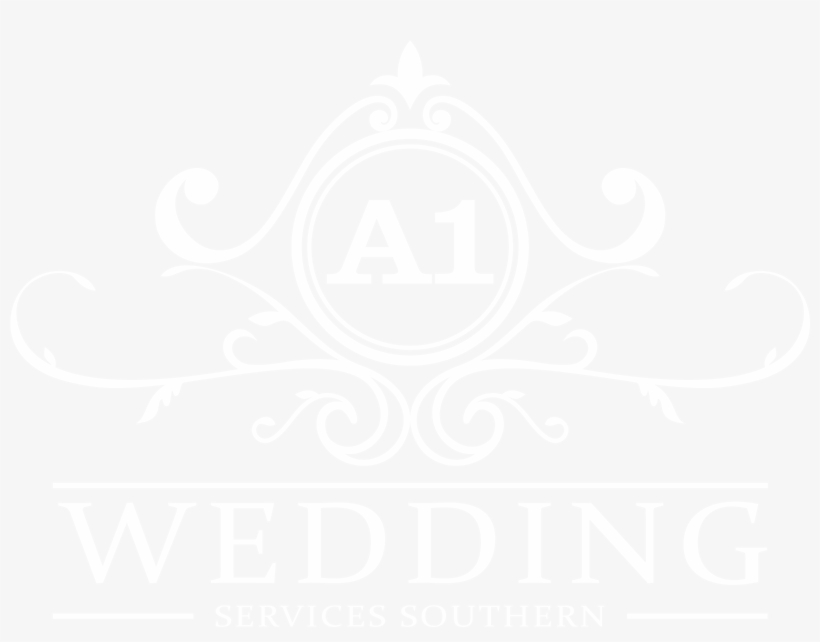 A1 Wedding Services Southern Logo White - Crest, transparent png download