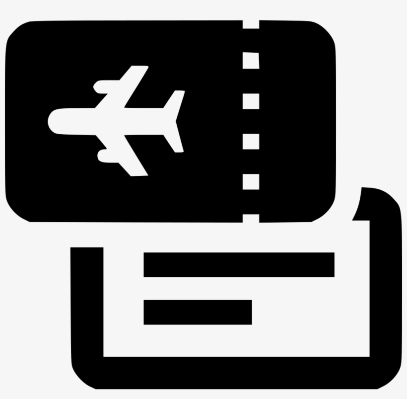 Plane Ticket Png Icon Free Download Onlinewebfonts - Ticket Icon Png, transparent png download