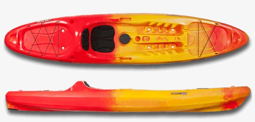 Perception Tribe - Perception Access 11.5 Kayak, Red/yellow, transparent png download
