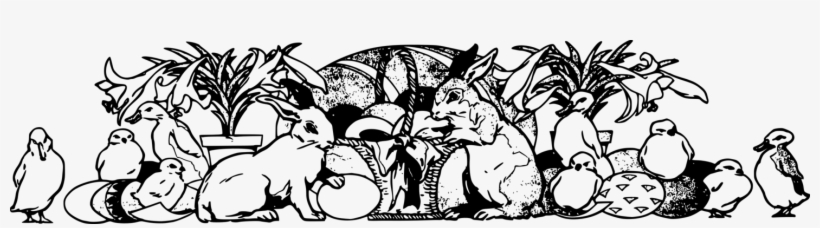 Easter Bunny Computer Icons Human Black And White - Easter, transparent png download