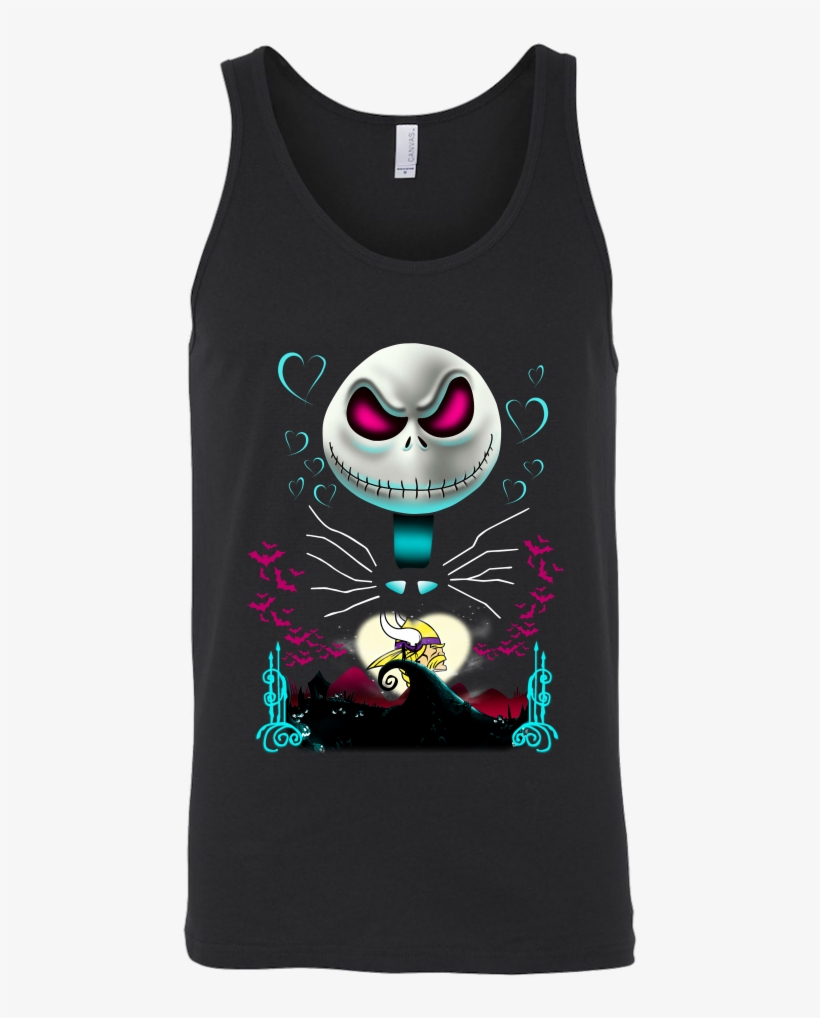 Jack Skellington Sally Minnesota Vikings The Nightmare - Shirt, transparent png download