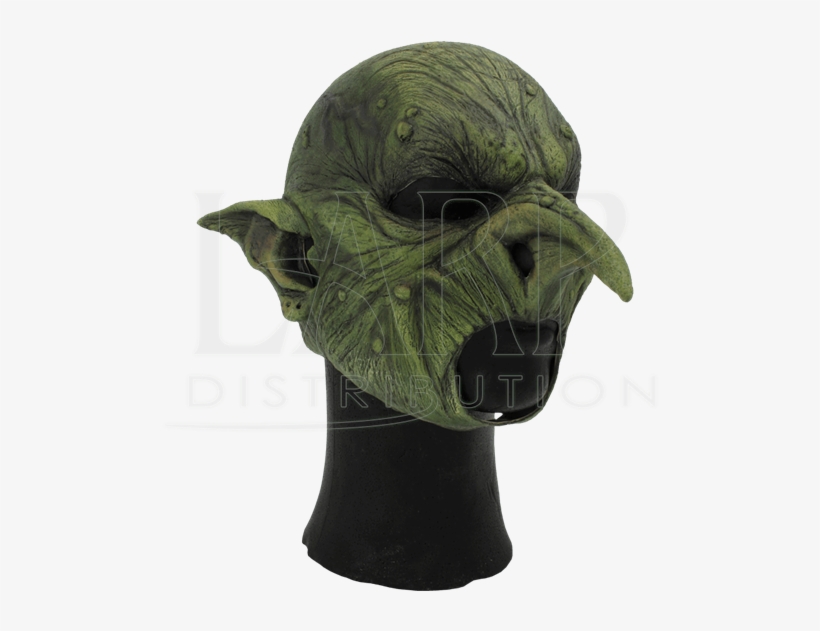Green Malicious Goblin Mask - Historical Clothing Realm Green Malicious Goblin Mask, transparent png download