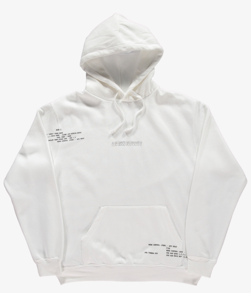 White Moon Landing Hoodie - Hoodie, transparent png download