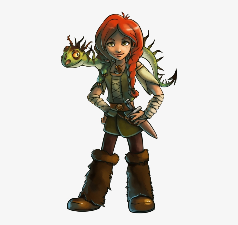 Picture Black And White Ingrid And Torch By Tsaoshin - Ocs Of How To Train Your Dragon, transparent png download