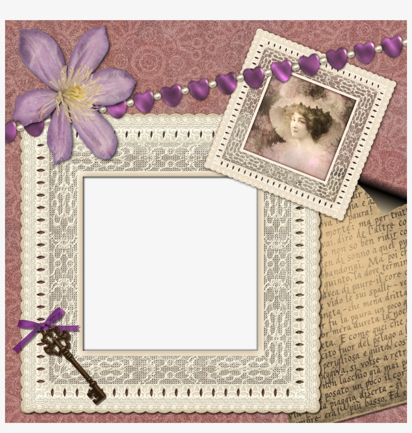 Laces Scrapbook Transparent Background, transparent png download