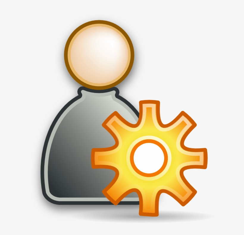 User Admin Gear - Admin User, transparent png download