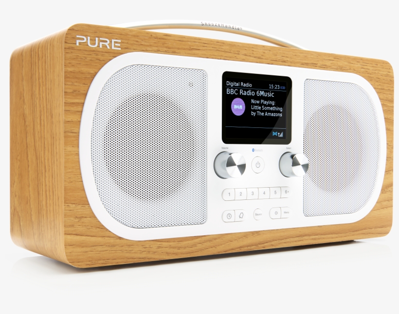 Evoke H6 Dynamic - Pure Evoke H6 Dab/dab+/fm Stereo Bluetooth Radio, Oak, transparent png download
