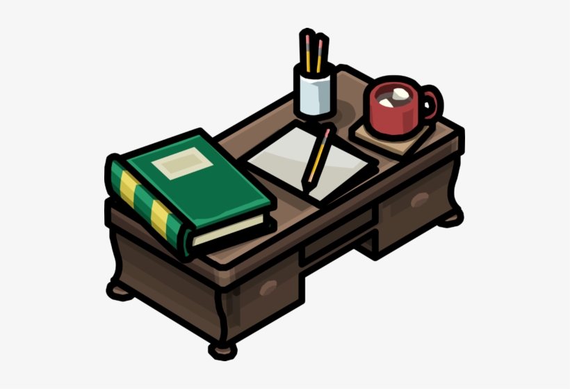 Teacher's Desk Icon - Teacher Desk Club Penguin, transparent png download