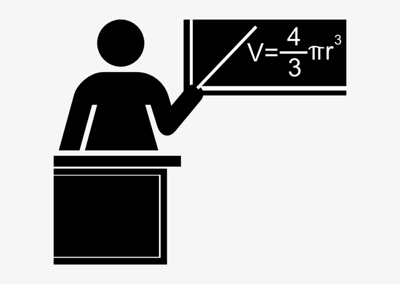 Teacher Silhouette Png Clip Art, transparent png download