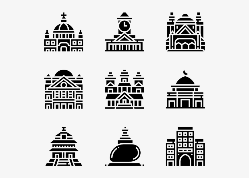 422 City Icon Packs - Architectural Pattern, transparent png download