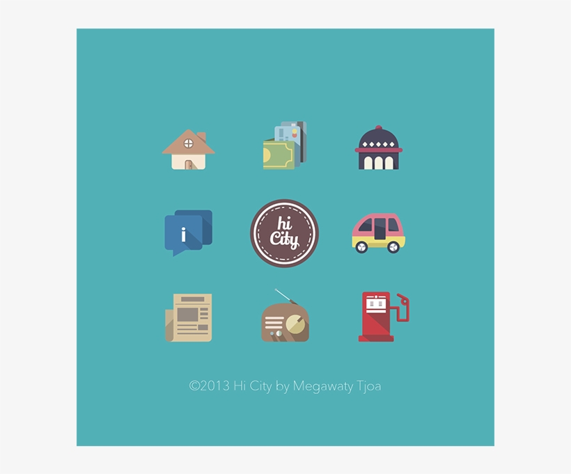 Hi City Icon - City, transparent png download