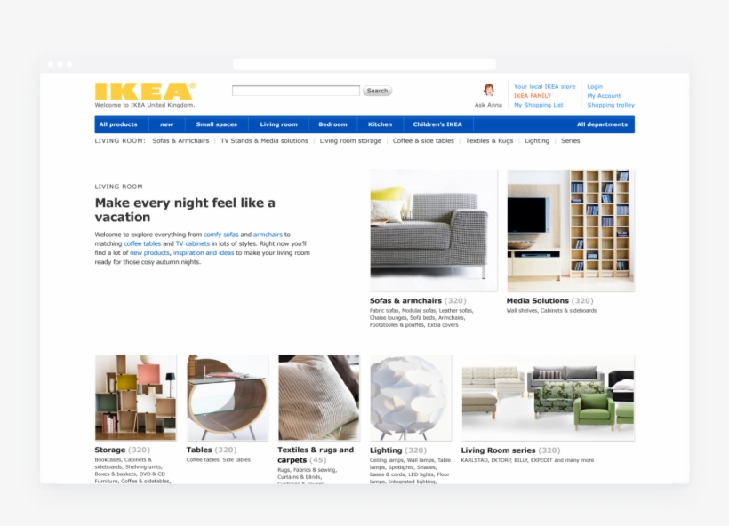 Ikea - Com - Web Page, transparent png download