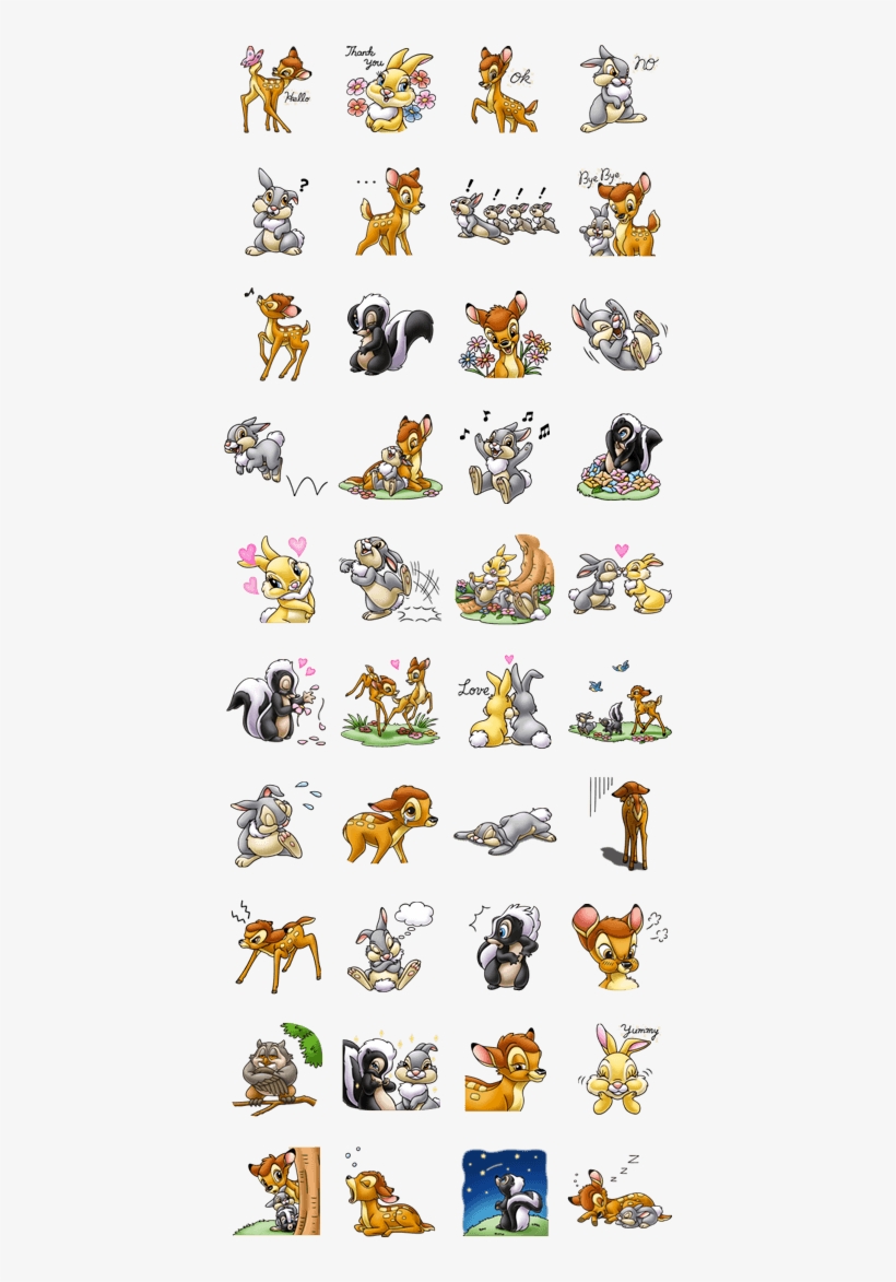 Bambi - こびと づか ん スタンプ, transparent png download