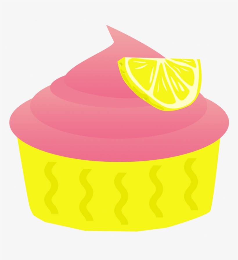 Lemon Clipart Lemon Cupcake - Pink Lemonade Clipart Png, transparent png download