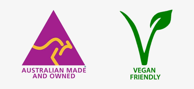 Vegan Symbol Png - Made In Australia Label, transparent png download